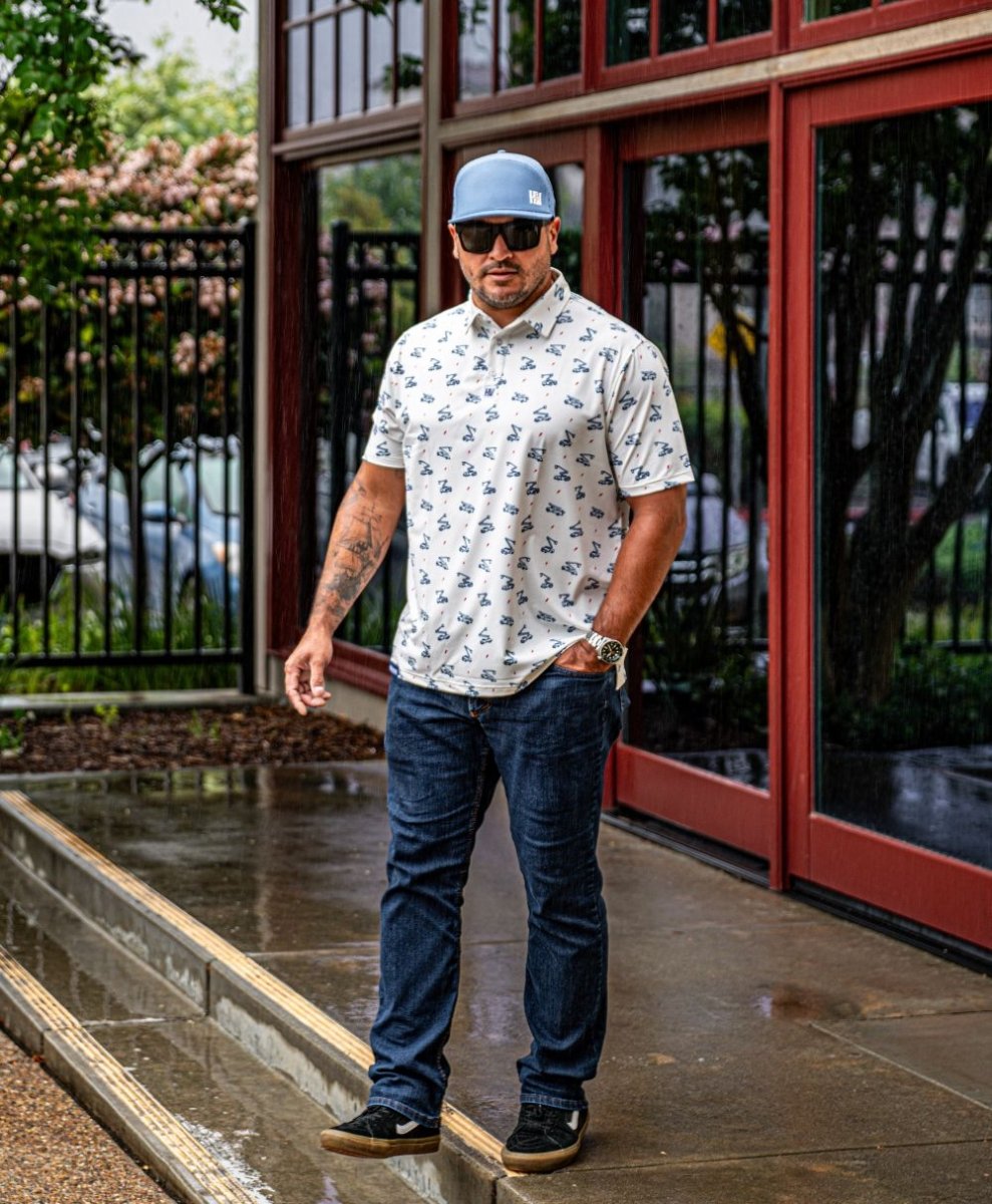 Bucket Truck Polo (White) - High Voltage Industries