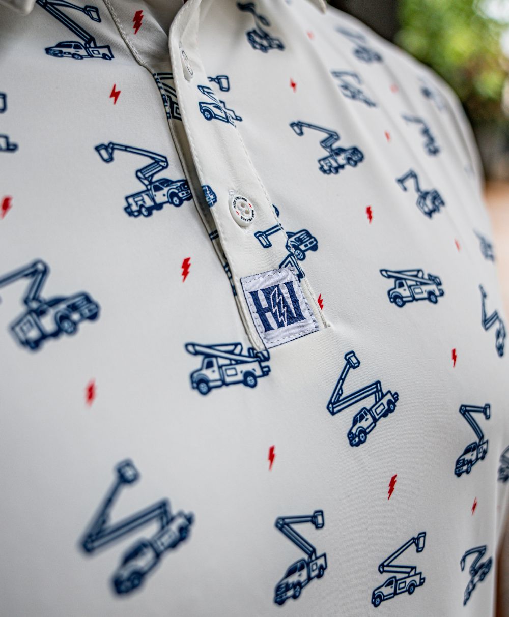 Bucket Truck Polo (White)