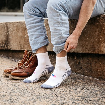 Camel City Mill Ankle Wool Work Sock - High Voltage Industries