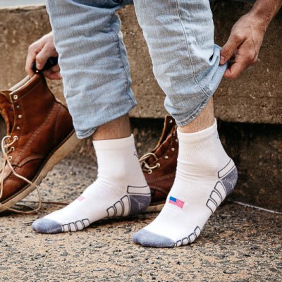 Camel City Mill Ankle Wool Work Sock - High Voltage Industries
