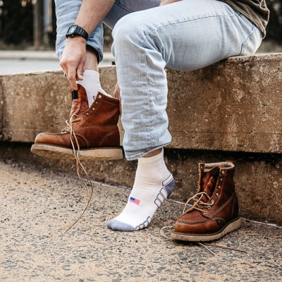 Camel City Mill Ankle Wool Work Sock - High Voltage Industries