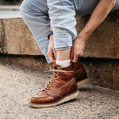 Camel City Mill Ankle Wool Work Sock - High Voltage Industries