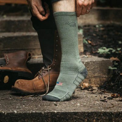 Camel City Mill Boot Wool Work Sock - High Voltage Industries