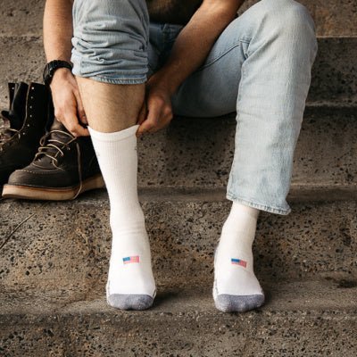 Camel City Mill Crew Wool Work Sock - High Voltage Industries