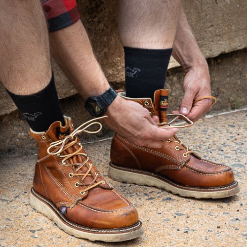 Camel City Mill Crew Wool Work Sock - High Voltage Industries