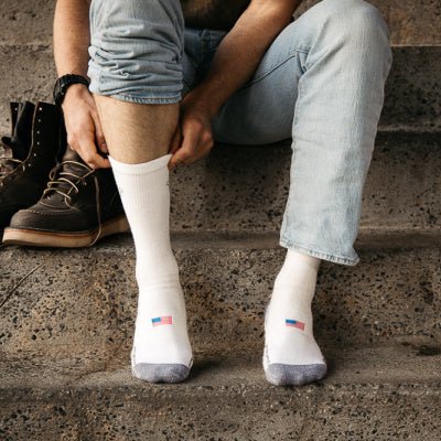 Camel City Mill Crew Wool Work Sock - High Voltage Industries
