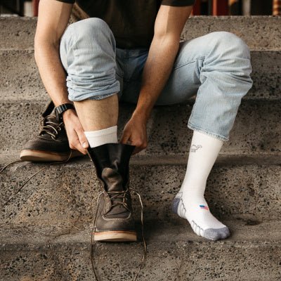 Camel City Mill Crew Wool Work Sock - High Voltage Industries
