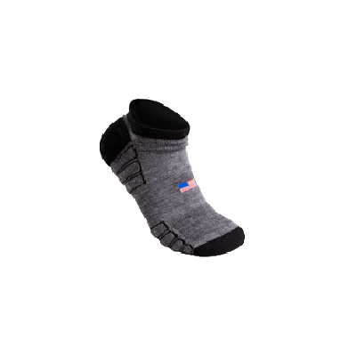 Camel City Mill No-Show Wool Work Sock - High Voltage Industries