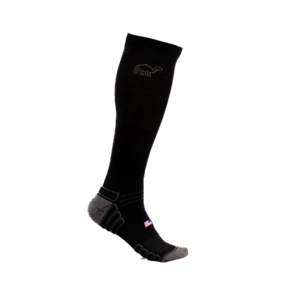 Camel City Mill Over the Calf Wool Work Sock - High Voltage Industries