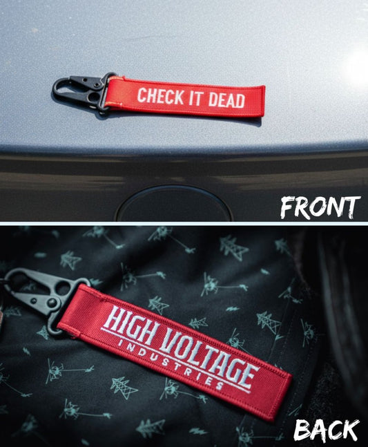 Check it Dead Keychain - High Voltage Industries