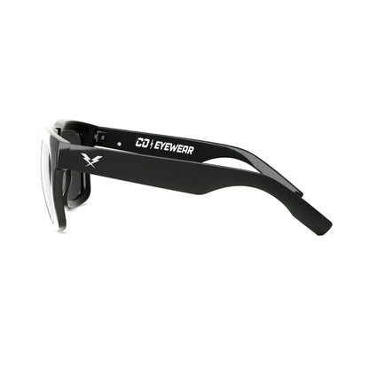 Co Eyewear - Hard Money Z87 Gloss Black XL series - High Voltage Industries