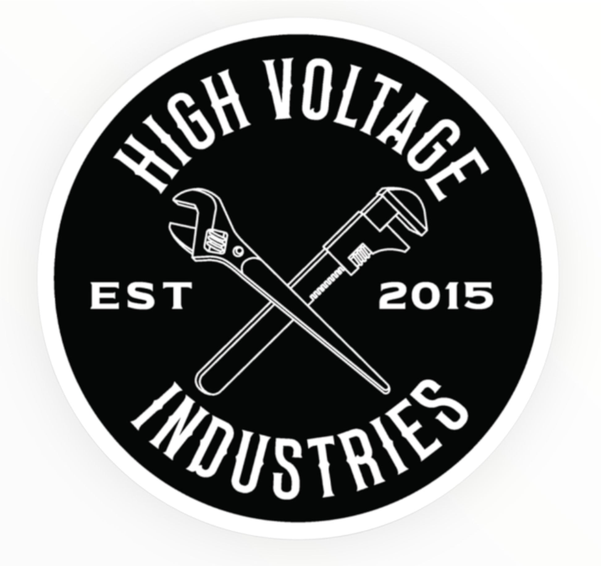 Crest Sticker - High Voltage Industries