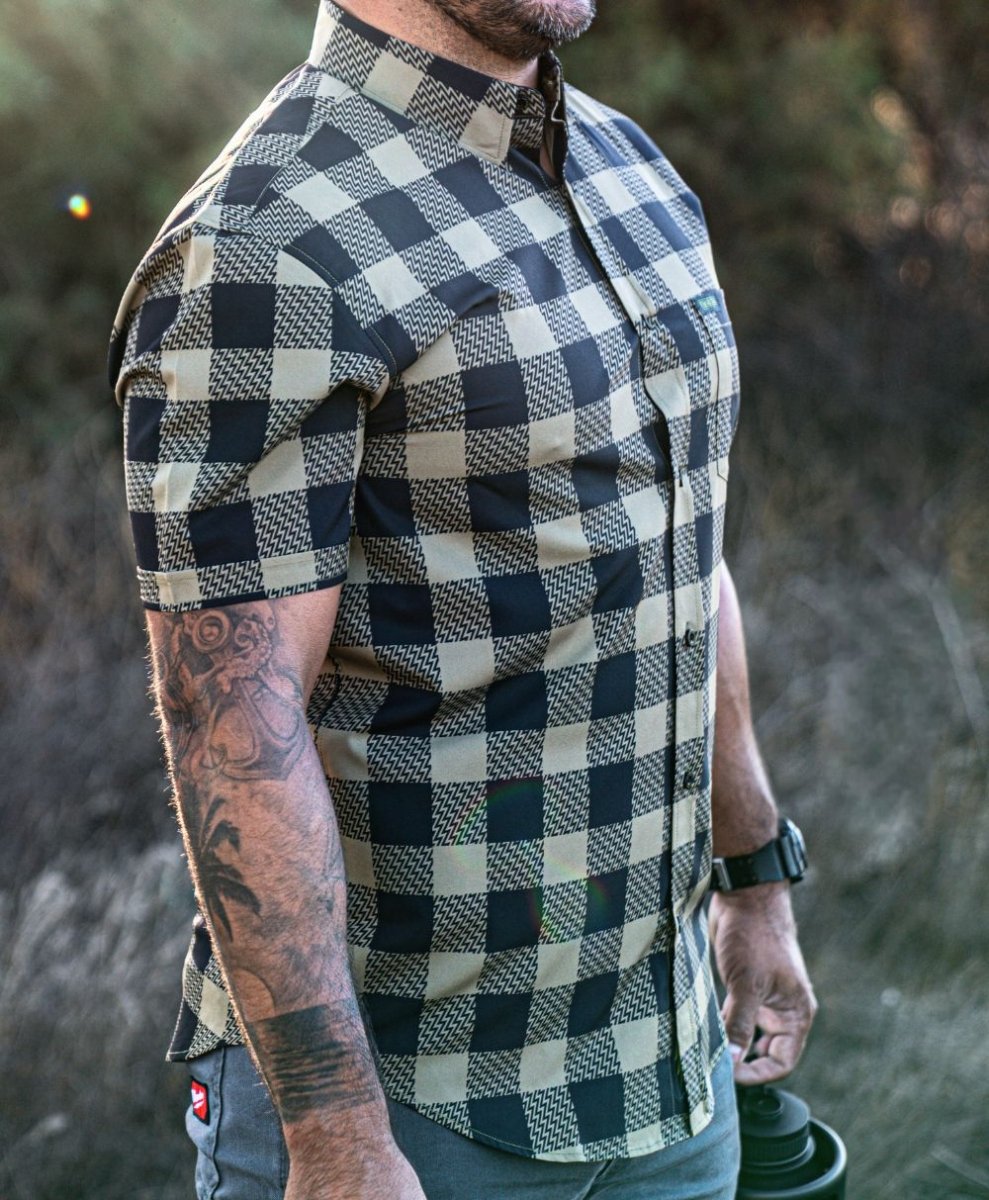 Decoy Button Up - High Voltage Industries