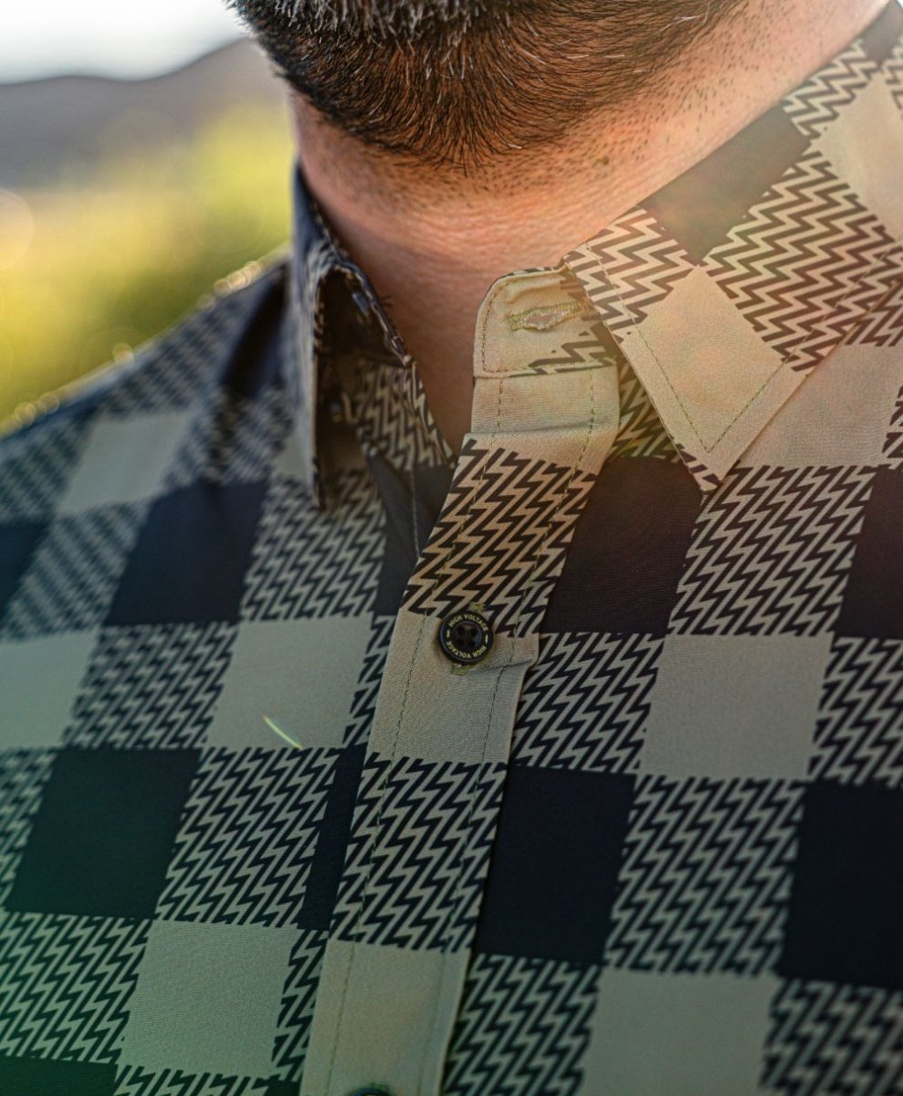 Decoy Button Up (Green) - High Voltage Industries