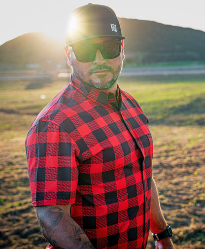 Decoy Button Up (Red)