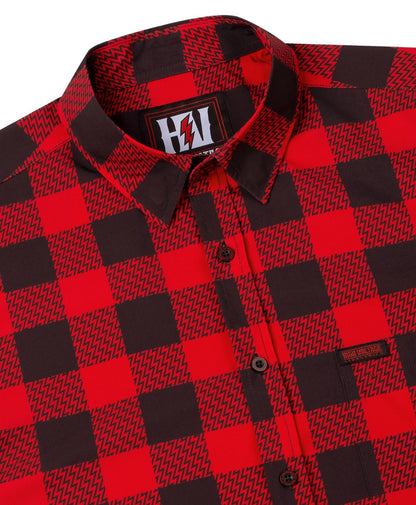 Decoy Button Up (Red)