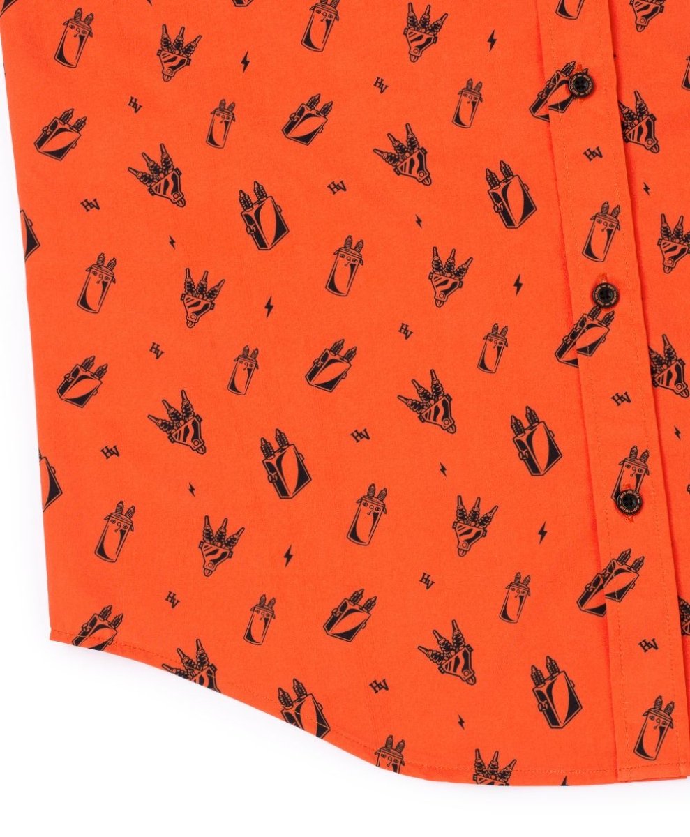 Distro Button Up - High Voltage Industries