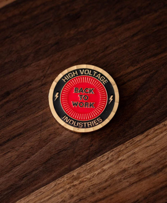 Drag Up Challenge Coin - High Voltage Industries