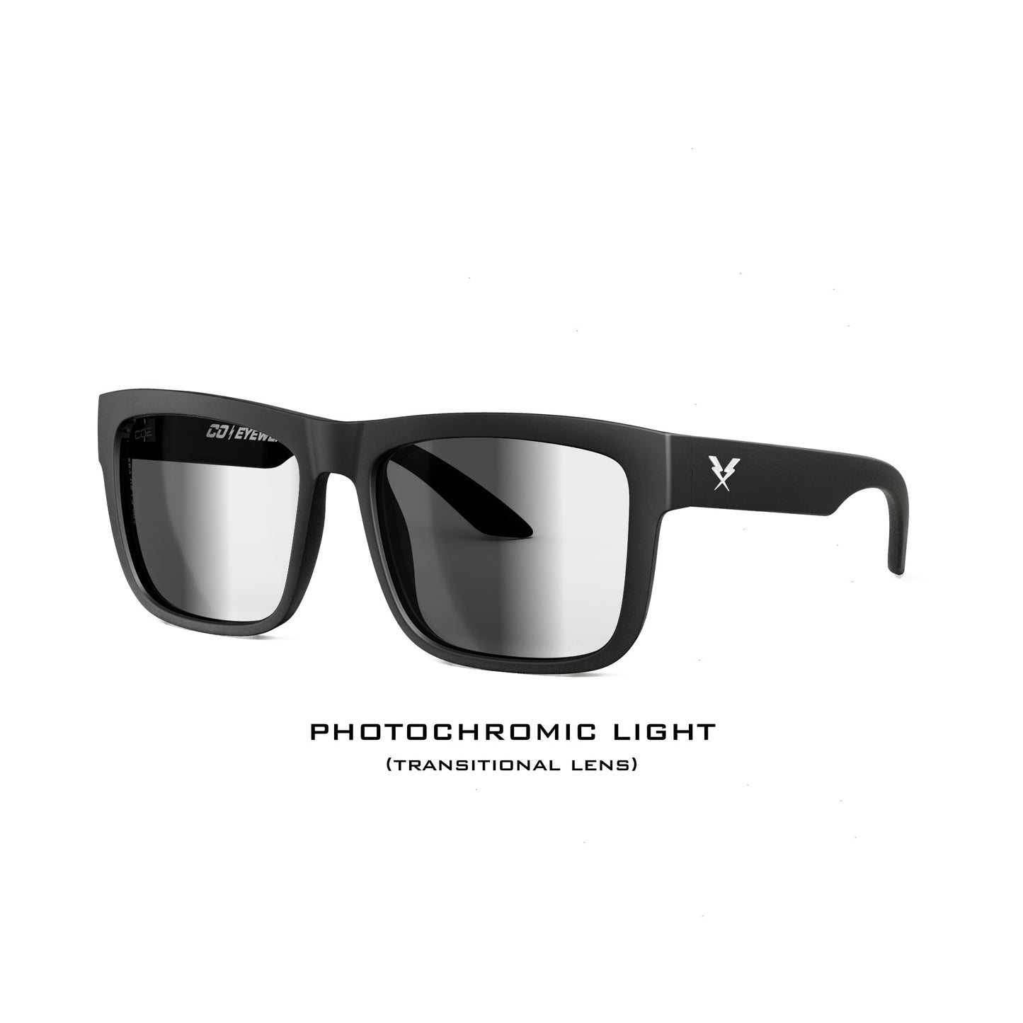 Co Eyewear - Drifter Z87 Matte Black Photochromic - High Voltage Industries