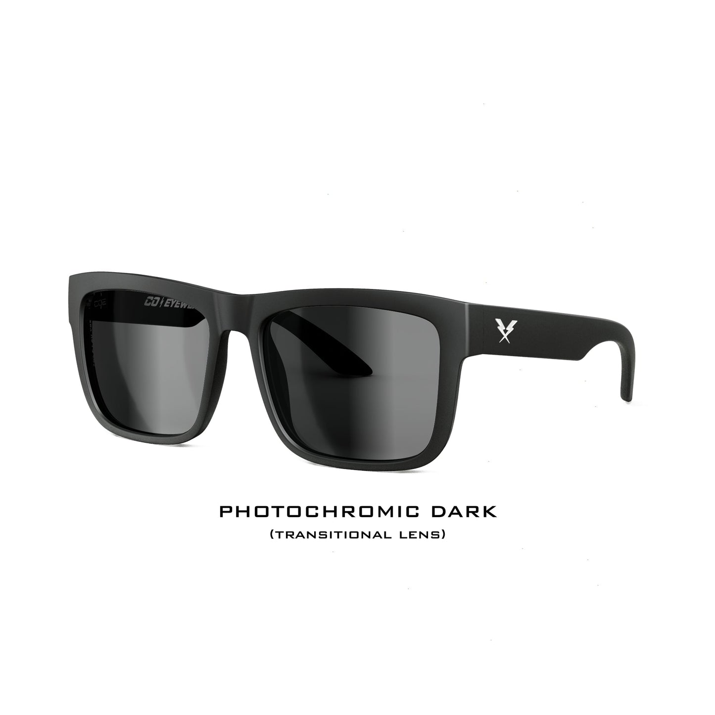 Co Eyewear - Drifter Z87 Matte Black Photochromic - High Voltage Industries