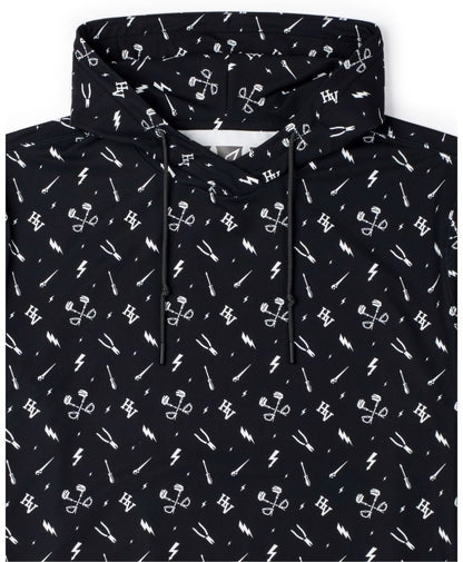 Essentials Performance Hoodie - (Black) - High Voltage Industries