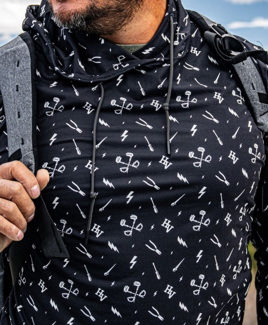 Essentials Performance Hoodie - (Black) - High Voltage Industries