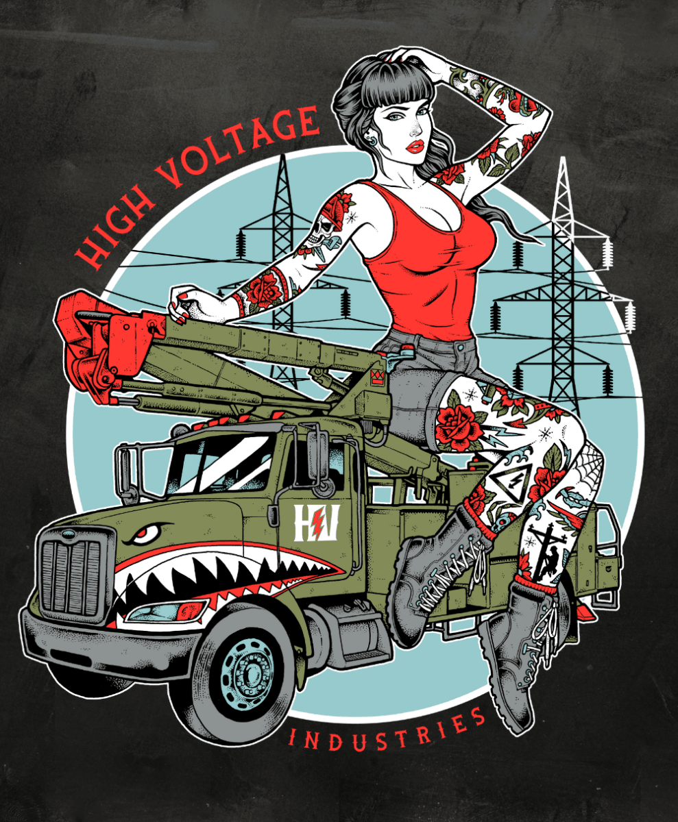 Fury Tee - Made in USA - High Voltage Industries