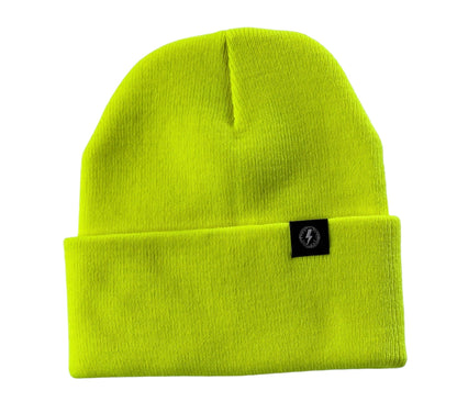 Hi Vis OG Lineman Beanie (Made in USA) tag- High Voltage Industries