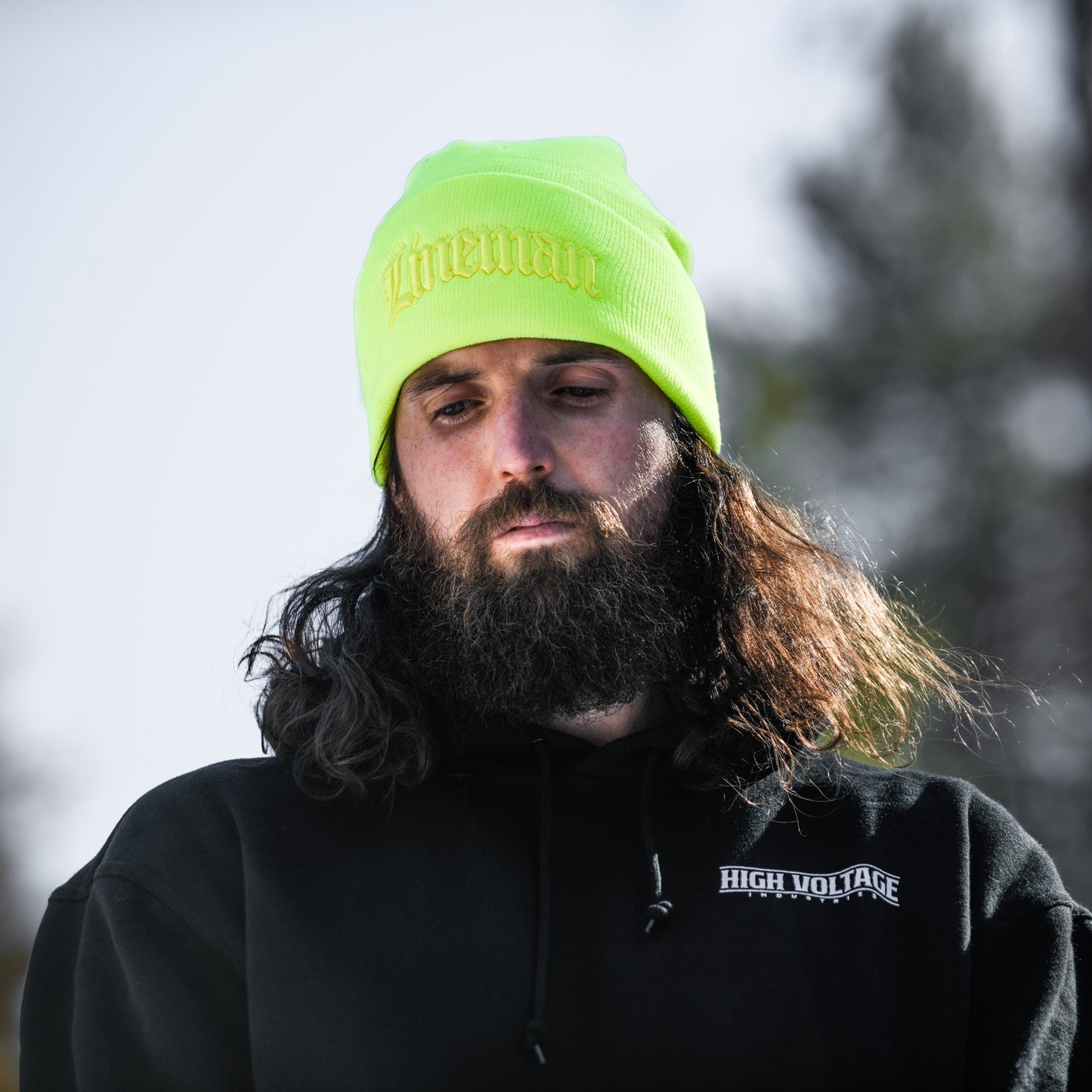 Hi Vis OG Lineman Beanie (Made in USA) - High Voltage Industries