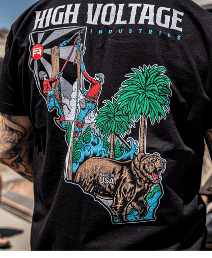 LIMITED EDITION: 2025 Rodeo Collab Tee - MADE IN USA - High Voltage Industries