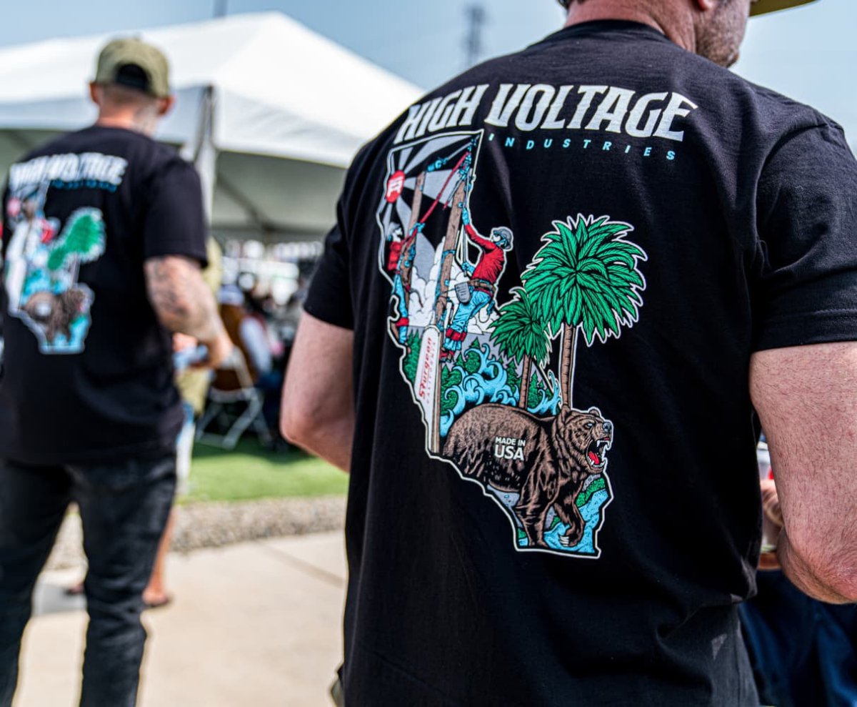 LIMITED EDITION: 2025 Rodeo Collab Tee - MADE IN USA - High Voltage Industries