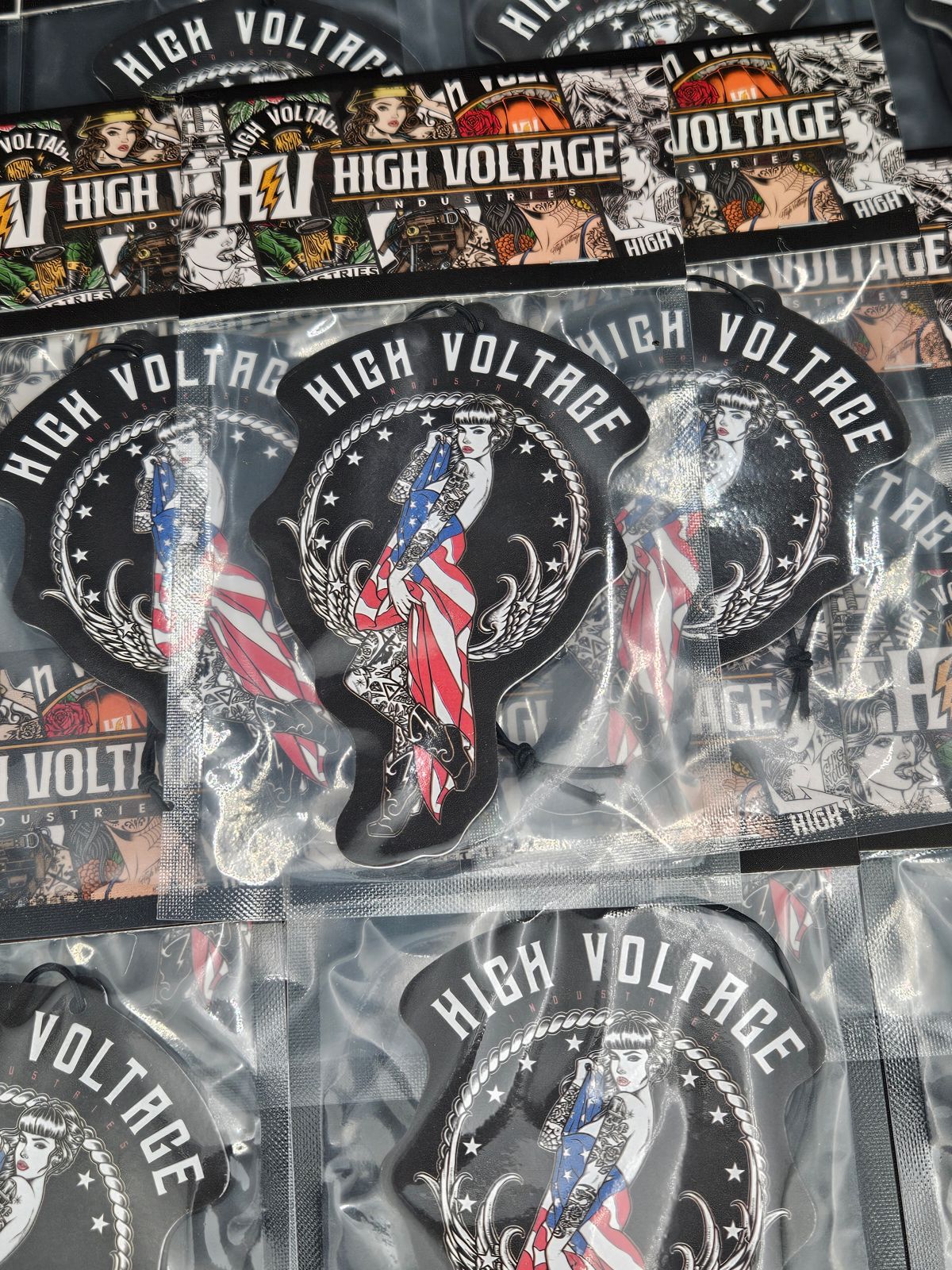 Old Glory Air Freshener - High Voltage Industries