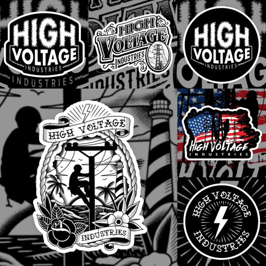 OG Sticker Pack (6 stickers) - High Voltage Industries