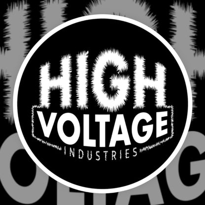 Original Logo Round Sticker - High Voltage Industries