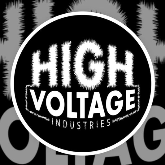 Original Logo Round Sticker - High Voltage Industries