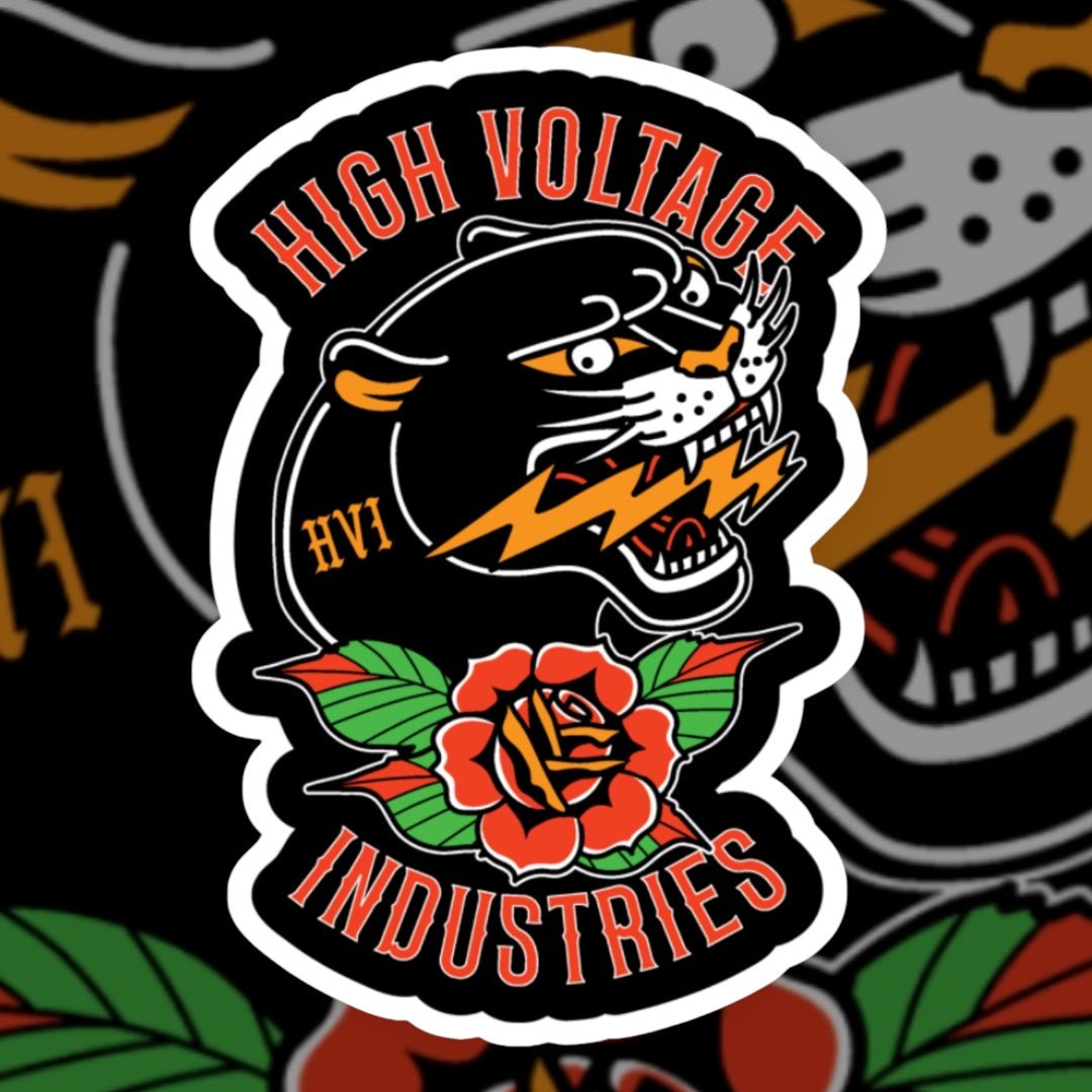Panther Sticker - High Voltage Industries