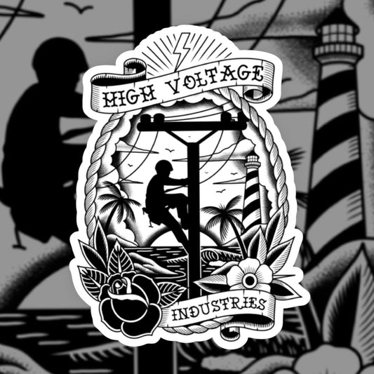 Paradise Sticker - High Voltage Industries