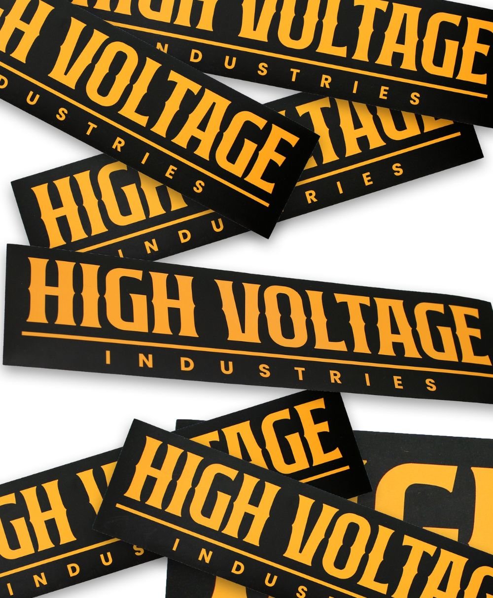 Signature Bumper Sticker | High Voltage Industries