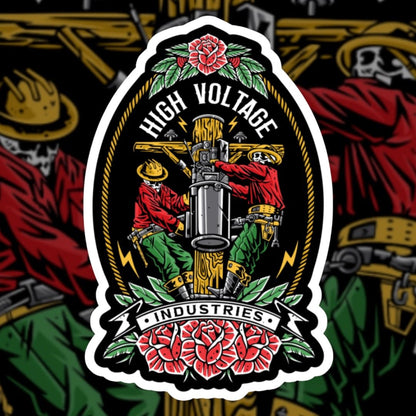 Skeleton Crew Sticker - High Voltage Industries