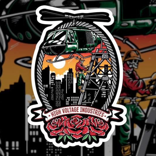 Skyline Sticker - High Voltage Industries