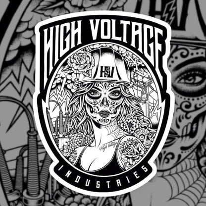 Sugar Skull Sticker - High Voltage Industries