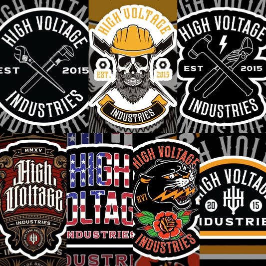 Throwback Sticker Pack (7 stickers) - High Voltage Industries
