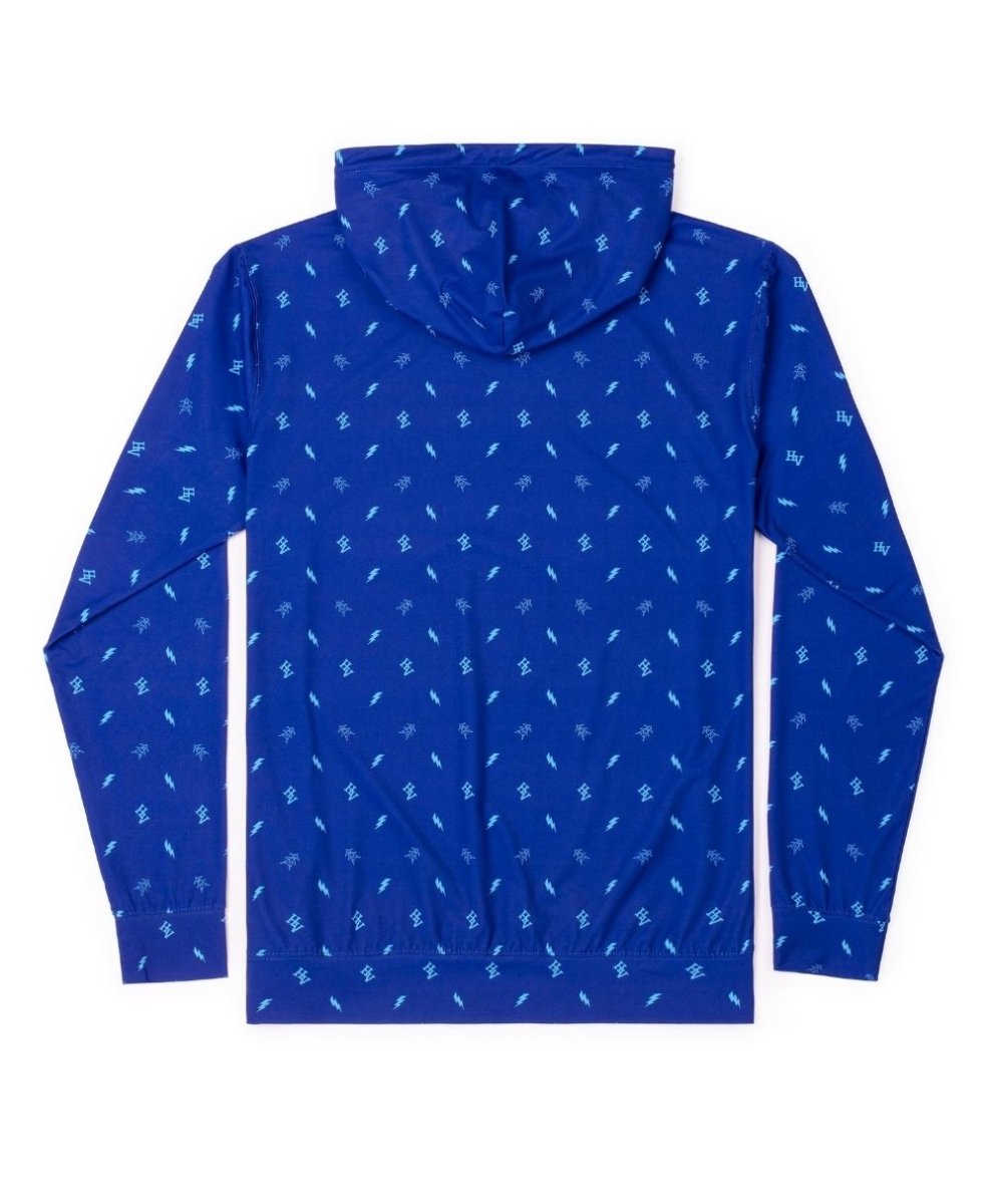 Highline Performance Hoodie - (Blue) - High Voltage Industries