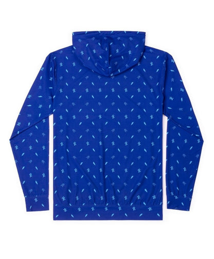 Highline Performance Hoodie - (Blue) - High Voltage Industries