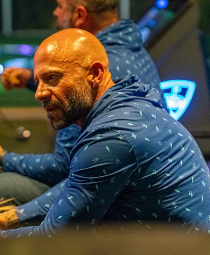 Highline Performance Hoodie - (Blue) - High Voltage Industries
