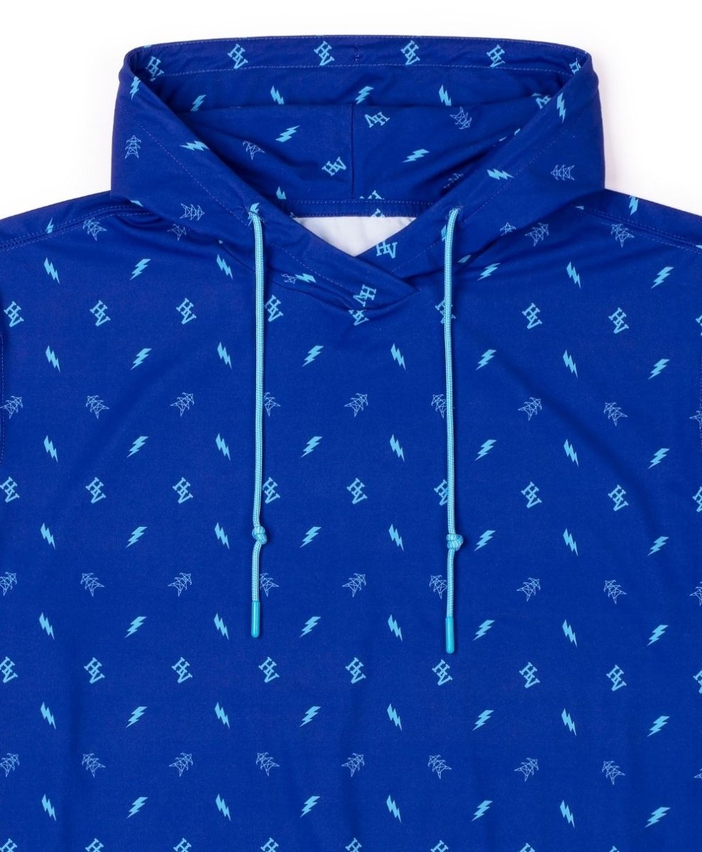 Highline Performance Hoodie - (Blue) - High Voltage Industries