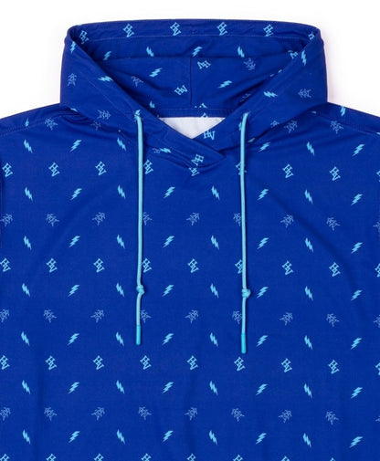 Highline Performance Hoodie - (Blue) - High Voltage Industries