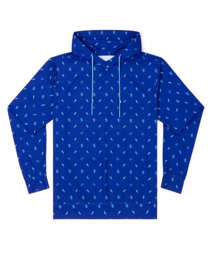 Highline Performance Hoodie - (Blue) - High Voltage Industries