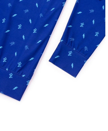 Highline Performance Hoodie - (Blue) - High Voltage Industries