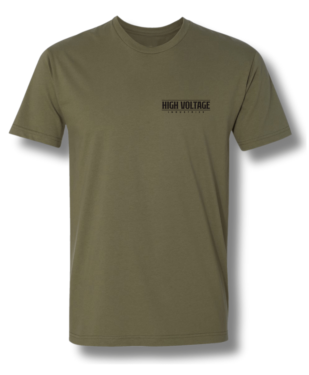 HV Vixen Tee (Military Green) - High Voltage Industries